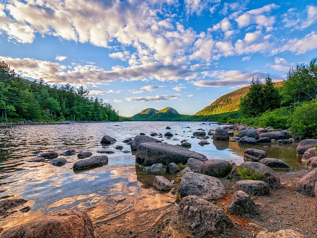 jordan pond in acadia